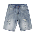 Summer New Men's Denim Shorts Casual Straight Fit Men's Denim Shorts