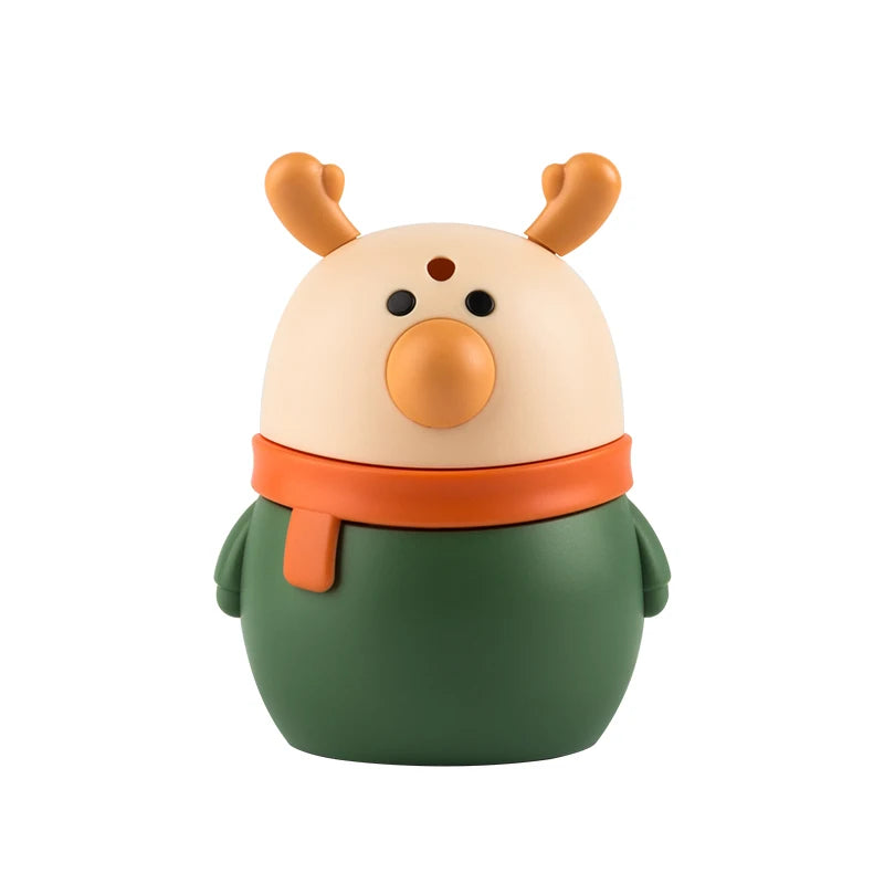 Factory Direct Christmas Elk Moose Deer Automatic Plastic Toothpick Holders Funny Automatic Christmas Gift Box