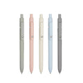 Hot Selling Large Capacity Gel Pen Rubber Plating Gel Pen Business Retro Shape Morandi Colors Simple Gel Pen