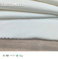 Heat-Resistant Soft 213gsm 78.2% Organic Cotton 13.8% Seacell 8% Spandex Seacell Fabric for Babywear