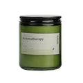 Dark Green Bottle Aromatherapy Soy Wax Candle Long-Lasting Indoor Fragrance Incense Wholesale Plant Essential Scented Candles