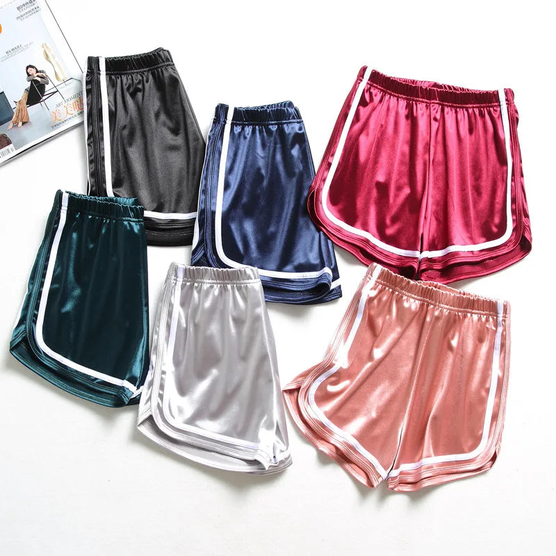 Women 6 Colors Soft Elastic Cotton Gym Fitness OEM Logo Custom Girls Women Yoga Sports Short Pants Shorts