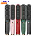 2022 New Design Cordless Hair Straightener Brush USB Rechargeable Hot Comb Hair Flat Iron Enhanced Ionic Straightening Brush