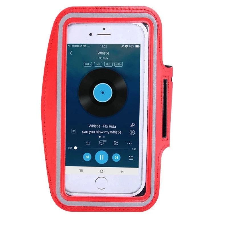 Factory Price Waterproof Armband Night Light Reflect Phone Case Cover Arm Band for Jog Gym Running Sports Mobile Phone Bags
