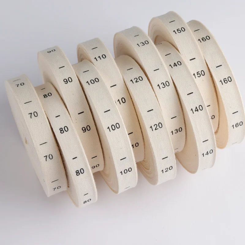 200 Pieces Per Roll Spot Straight Polyester Cotton Washable Clothing Size Label Digital Print Size Label Roll for Garment