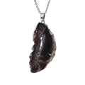 Crystal Geode Druzy Agate Inlay Amethyst Fashion Pendant Amethyst Raw Electroplated Necklace