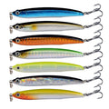 WEIHE 7cm/10g 9.5cm/15g 7Colors Artificial Hard Pencil Lure Sinking ABS Plastic Fishing Bait for Freshwater Saltwater