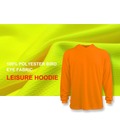 Customized Logo and Label Multiple Color Breathable Bird Eye Leisure Hoodie for Man and Woman
