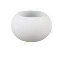 Factory Eco-Friendly Handmade Blown Soda-Lime Glass Lamp Shade Ivory White Replacement for Traditional Mediterranean Minimalist