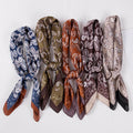 2026 New High-quality Satin Scarf Bohemian Totem Satin Scarf  Best Selling Double-sided Printing Satin Scrunchies