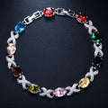 New Design Fashion Womens 18K Gold Plated Bracelets With Stones Zircon Bracelet