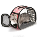 New Design Transparent Pet Backpack Foldable Breathable Cat/Dog Space Capsule with Adjustable Strap Zipper Closure Classic Style