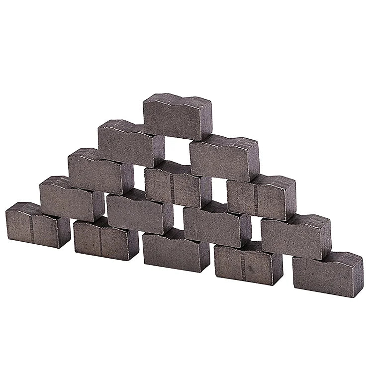 Hubei OEM Changli Brand Granite Cutting Tips Diamond Concrete Core Bit Saw Blade Segment Made by Advanced Brazing Machine