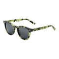 Retro Brand Design Oval Polarized Anti Glare Driving Sunglasses Men UV400 TAC Lenses Transparent Frame Comfortable Acetate