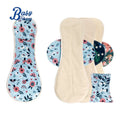New Cloth Menstrual Sanitary Pads Cotton Mesh Plus Size Washable Panty Liner Breathable Lady Reusable Sanitary Pads for Women