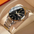 POEDAGAR New Casual Sport Men's Watches Stainless Steel Band Wristwatch Big Dial Luminous Pointers Quartz Leather Watches