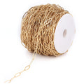 Custom Stainless Steel Long Gold Color Chains for DIY Necklace Bracelet Jewelry  Making Accessories Findings Components