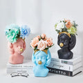 Vase Ornaments Living Room Flower Arrangements Dining Table Living Room Decorations Art Portraits Girl Sculpture Vases