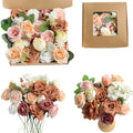 Multi-Flower Arrangements Box Table Decorations Artificial Flowers Supply Christmas New Year Valentine's Day Parties Weddings