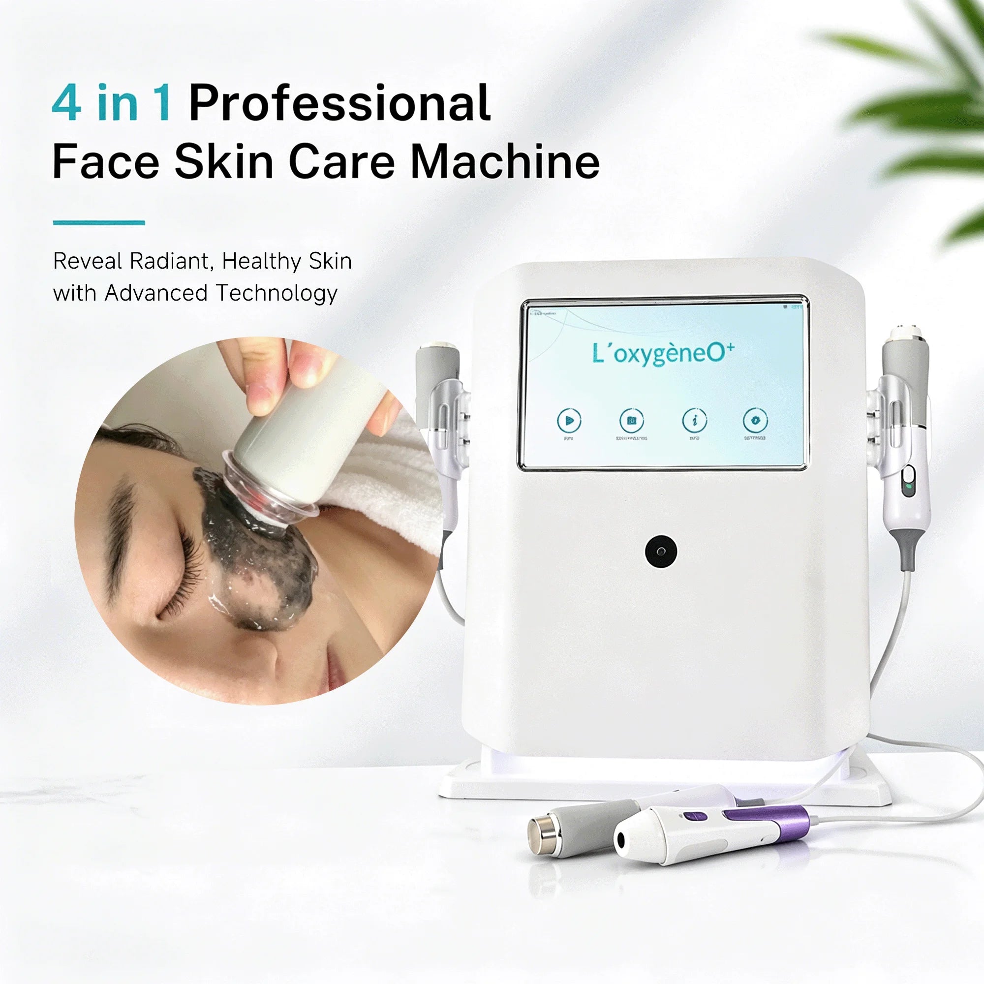Factory Direct Skin Softening Contour Shaping for CO2 Bubble Jet Peel Facial Machine 4 in 1 Oxygenation Beauty Device
