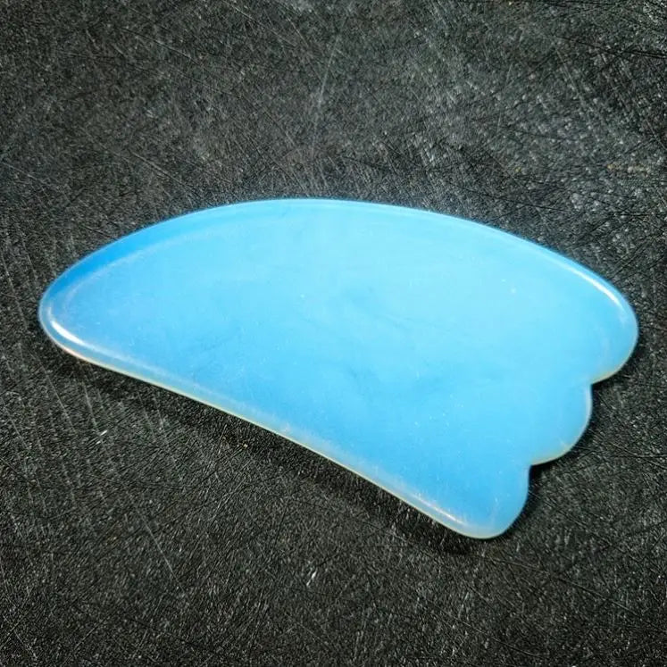 2026 Gems Wholesale Best Opalite Real Jade Gua Sha Crystal Face Roller Massage Guasha Stone Face Roller Massager