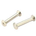 Chicago Screw Nickel Plated Carbon Steel Male Female Screw Binding Post Chicago Screw Rivets for Leather Belt