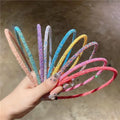 Hot Sales Shinny Women's Hair Band Sparkle White Sequins Headband