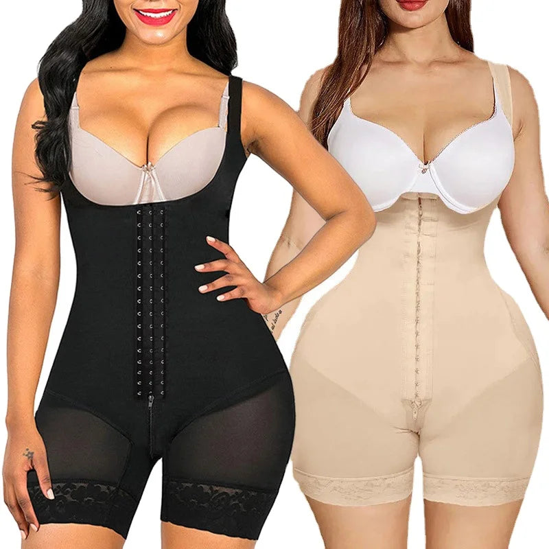 Colombian Shapewear Medium Compression Breathable Body Shaper Women's Girdle Tummy Control Butt Lifter Thigh Slimmer