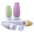 Portable Outdoor Eco-friendly Leakproof Silicone Travel Size Toiletries Squeeze Bottle for Shampoo Size Skincare & Cosmetics