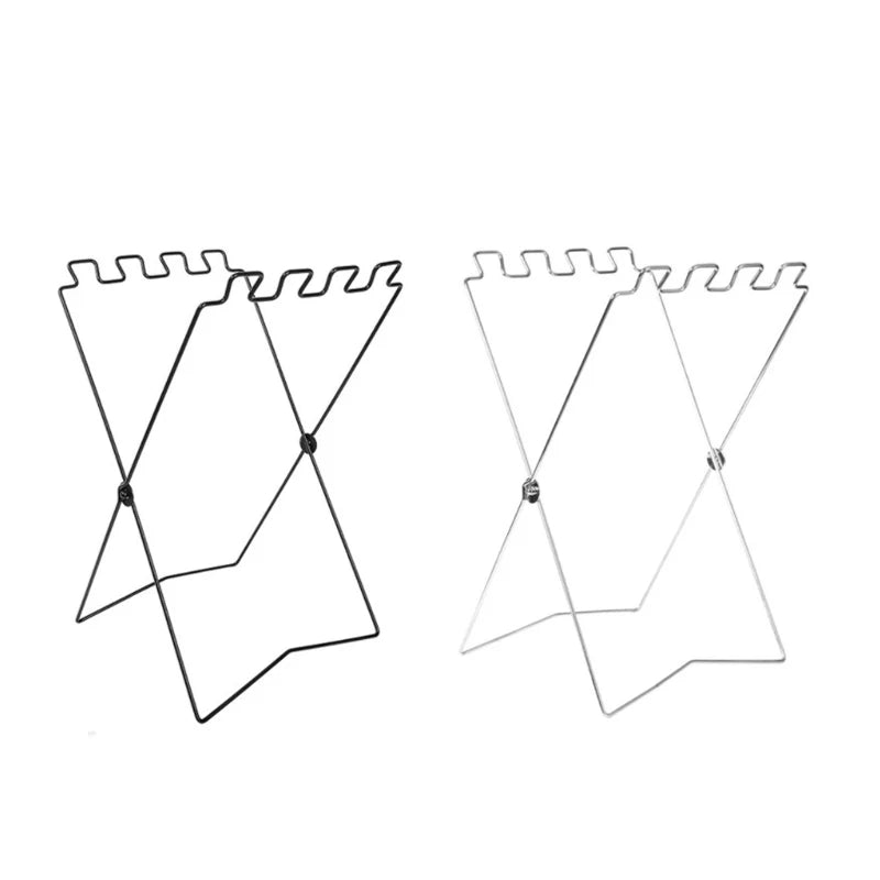 Supuer Portable Trash Bag Holder Stand Folding Outdoor Camping Picnic Hanging Plastic Bag Holder