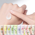 Hot Sale Korean Style Natural Vitamin E Moisturizing Cream Hand Plant Fruits Fragrance Lotion Bulk Mini Self Care Travel Gifts