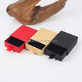 JEWELRY CUSTOM CARTON SOLID COLOUR SLIDING PACKAGING BOX NECKLACE EARRINGS PINK PRINT CARDBOARD CARDBOARD DRAWER BOX