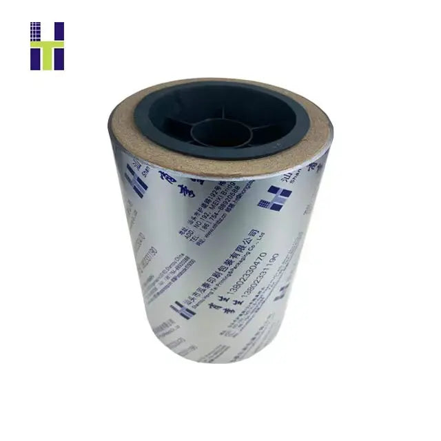 Custom Printed Customized Logo Food Grade Hard Temper PTP Aluminum Foil Heat Sealing Film for PVC Blister