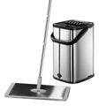 Stainless Steel Microfiber Mop with 360 Degree Rotating Head and Extendable Handle for Home Cleaning
