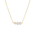 Fashion Jewelry 925 Sterling Silver Pearl Necklaces Natural Freshwater Pearl Gold Plated Necklaces Mother's Valentine's Day Gift