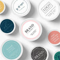 Custom Clear Gel Logo Sticker 3D Epoxy Resin Sticker with Paper & Paperboard Printing Custom Labels