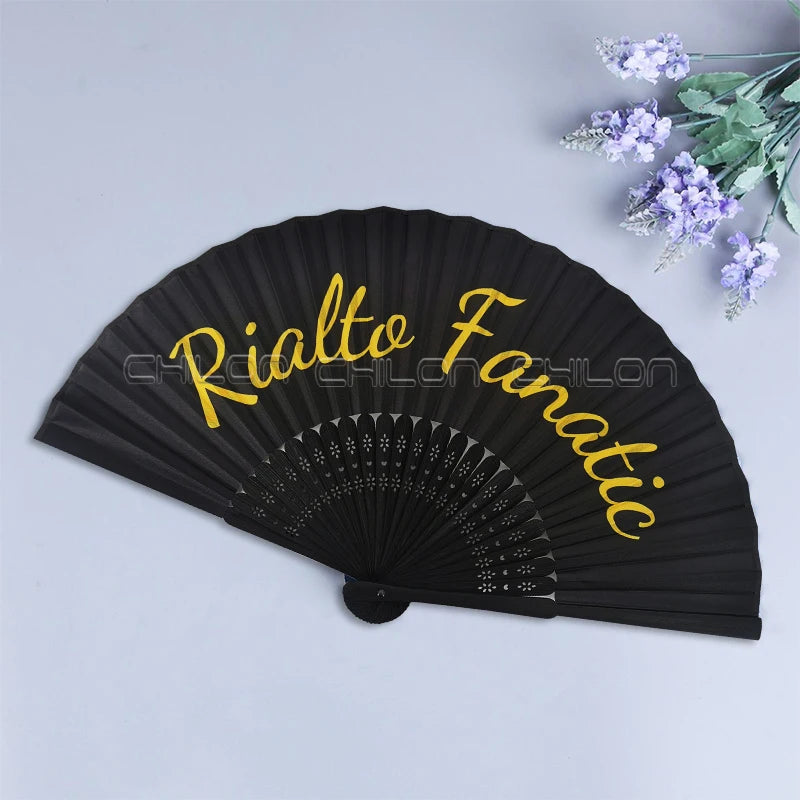 New Arrival Customized Printing Decoration Bamboo Hand Fans