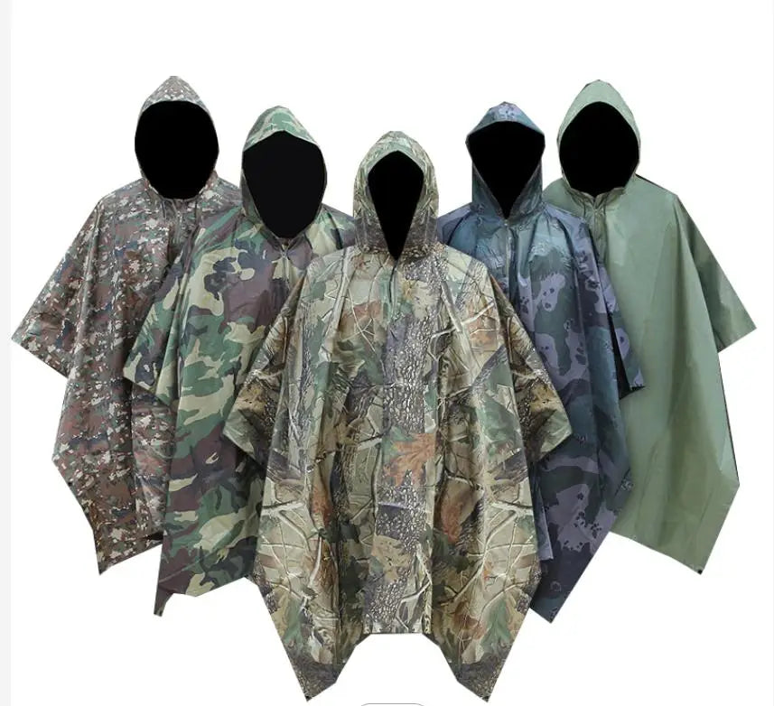 Impermeable Camo Raincoat Waterproof Rain Coat Men Multifunctional Motorcycle Raincoat