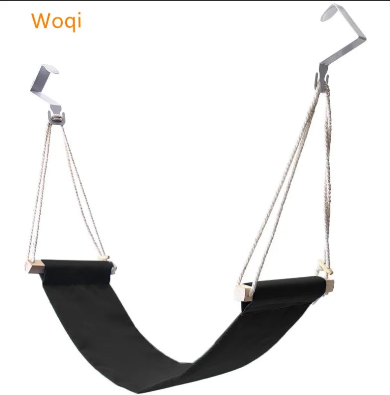 WOQI Factory Wholesale New Under Desk Foot Rest Adjustable Office Durable Foot Hammock