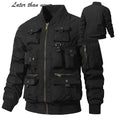 Factory OEM Mens Jacket Multi 3D Pockets Tactical Jacket New Design Nylon Durable Fabric Bomber Safari Jacket Outdoor Wear Ropa