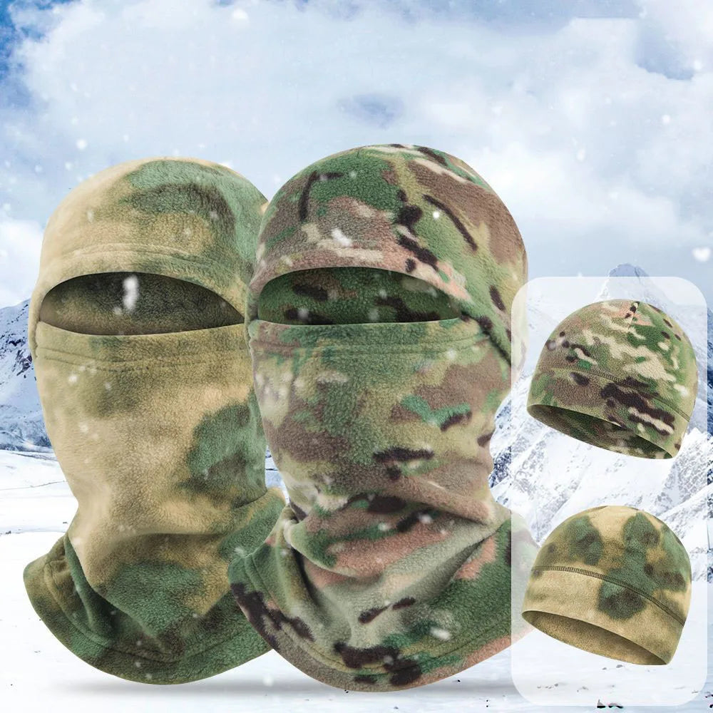 Cycling Windproof Polar Fleece Character Balaclavas & Scarf Winter Anti-cold Hat Warmth for Men Women