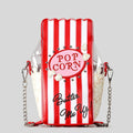 Transparent Popcorn Phone Stylish Niche Crossbody Bag