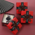 Factory Customizable Creative New  Shape Watch Box with Bow Ornament Luxurious Packaging Paper Custom Logo Carton Packed