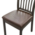 Wholesale PU Leather Waterproof Chair Cover Elastic Home Hotel Dining Chair Cover Seat Cover