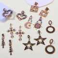 Women's Long Earrings With Rhinestone Hanging Big Statement Earrings Luxury Crystal Party Fashion Wedding Jewelry