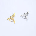 Mirror Polished Animal Stainless Steel OEM Jewelry Findings DIY Birds Charms Gold Silver Color