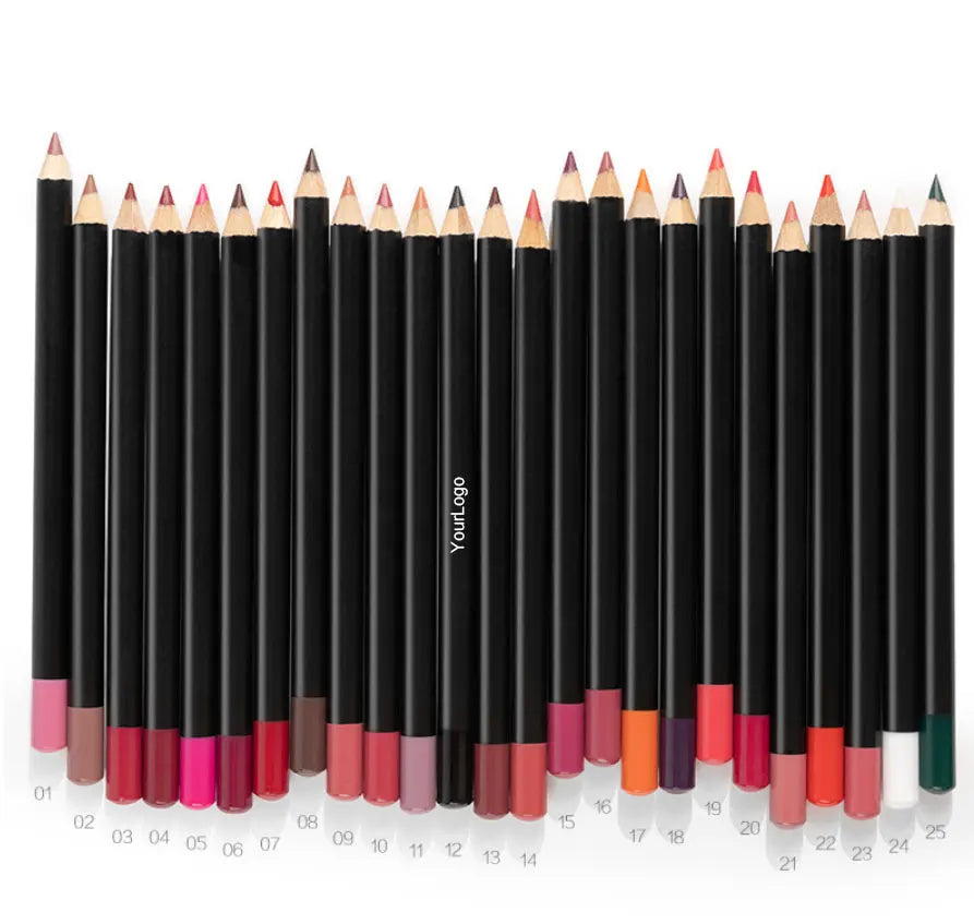 Waterproof 25 Colors Lipliner Brown Color Lipliner Lip Liner Pencil