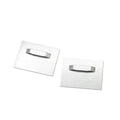 TS-K340 Metal Sawtooth Picture Frame Hanger with Tape 80*60 Damage Free Picture Hanging Hangers with 3M Adhesive Tape Picture h