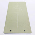 Custom Logo Black Eyelet Yoga Mat with Unique Design Premium Quality for Your Practice