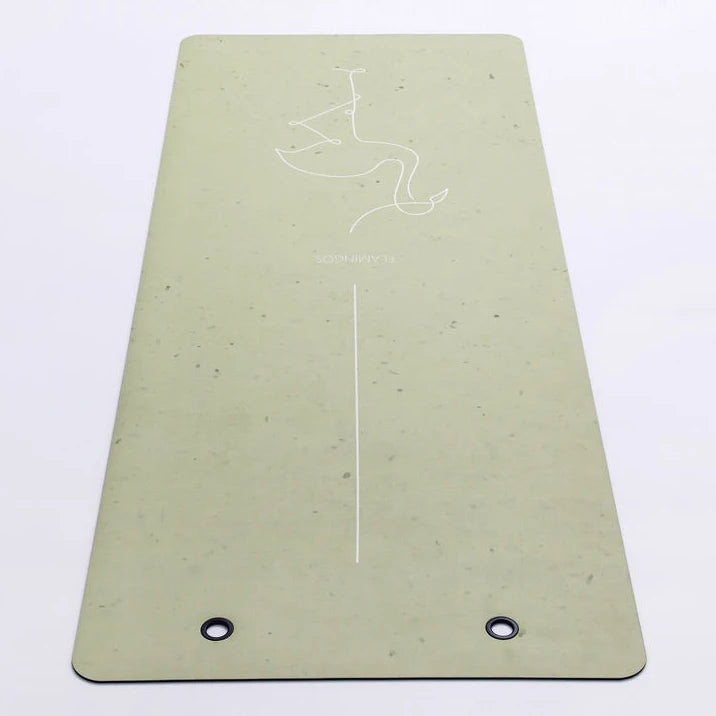 Custom Logo Black Eyelet Yoga Mat with Unique Design Premium Quality for Your Practice